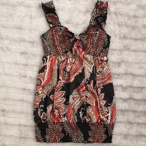 silk paisley tank top